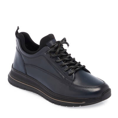  Lacivert Deri Erkek Sneaker - E24S1AY57051-A31 