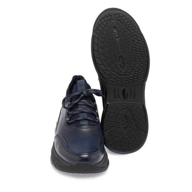 Lacivert Deri Erkek Sneaker - E24S1AY57057-U64 - Tergan