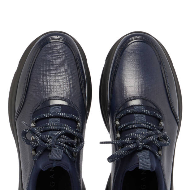 Lacivert Deri Erkek Sneaker - E24S1AY57057-U64 - Tergan