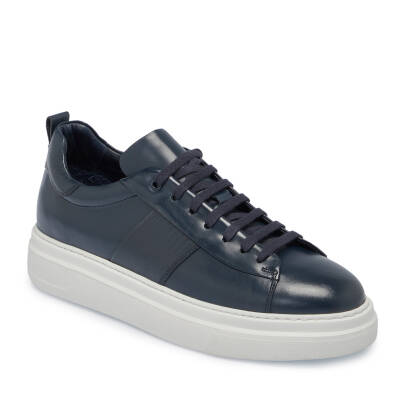 Lacivert Deri Erkek Sneaker - E24S1AY57066-C72 