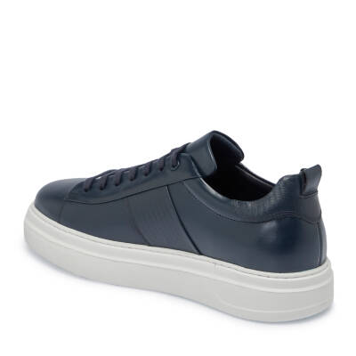 Lacivert Deri Erkek Sneaker - E24S1AY57066-C72 - 2