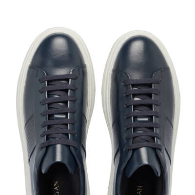Lacivert Deri Erkek Sneaker - E24S1AY57066-C72 - 5