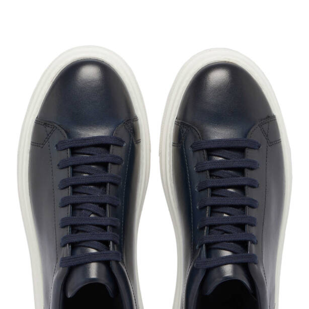 Lacivert Deri Erkek Sneaker - E24S1AY57067-C72 - 5