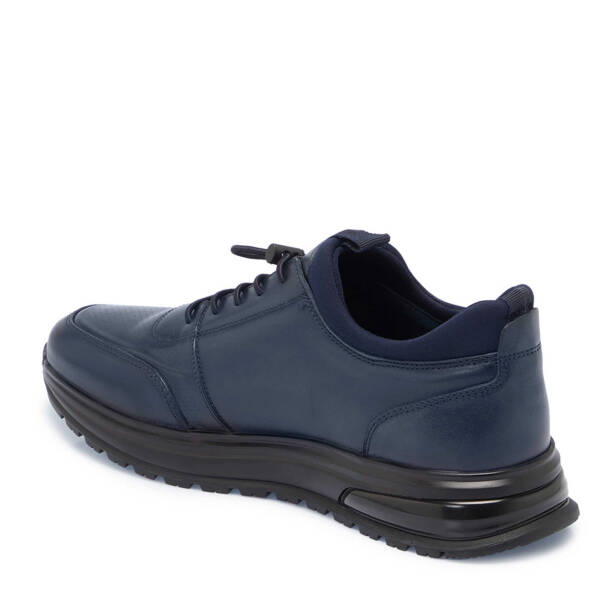 Lacivert Deri Erkek Sneaker - E24S1AY57078-A31 - 2