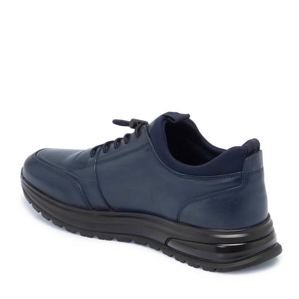Lacivert Deri Erkek Sneaker - E24S1AY57078-A31 - 2