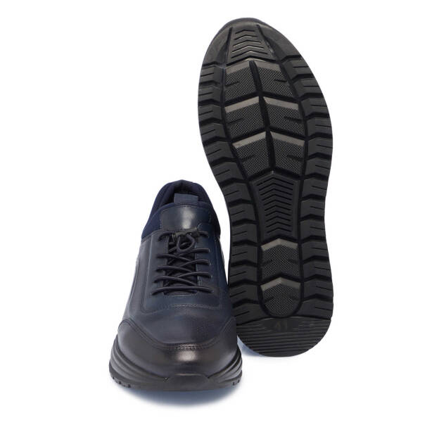 Lacivert Deri Erkek Sneaker - E24S1AY57078-A31 - 4