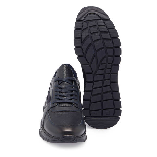 Lacivert Deri Erkek Sneaker - E24S1AY57095-A31 - 4