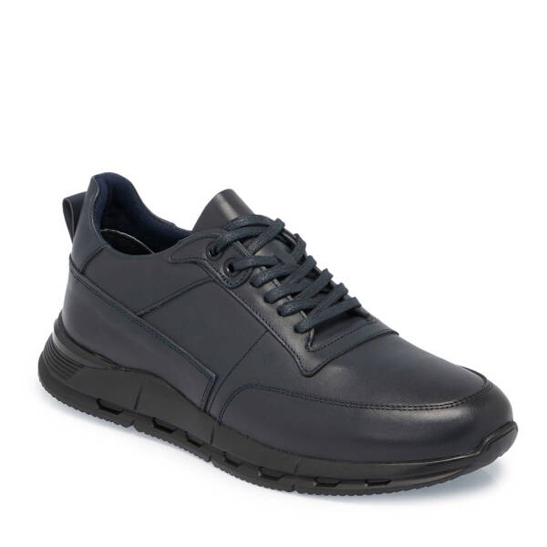Lacivert Deri Erkek Sneaker - E24S1AY57097-A31 - 1