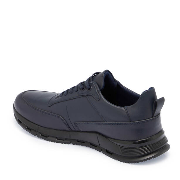 Lacivert Deri Erkek Sneaker - E24S1AY57097-A31 - 2