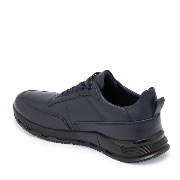 Lacivert Deri Erkek Sneaker - E24S1AY57097-A31 - 2