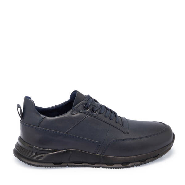 Lacivert Deri Erkek Sneaker - E24S1AY57097-A31 - 3
