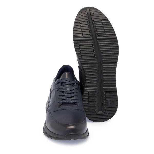 Lacivert Deri Erkek Sneaker - E24S1AY57097-A31 - 4