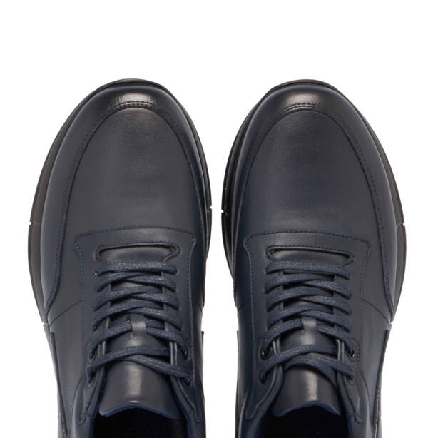 Lacivert Deri Erkek Sneaker - E24S1AY57097-A31 - 5