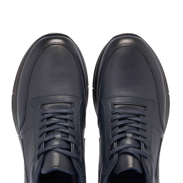 Lacivert Deri Erkek Sneaker - E24S1AY57097-A31 - 5