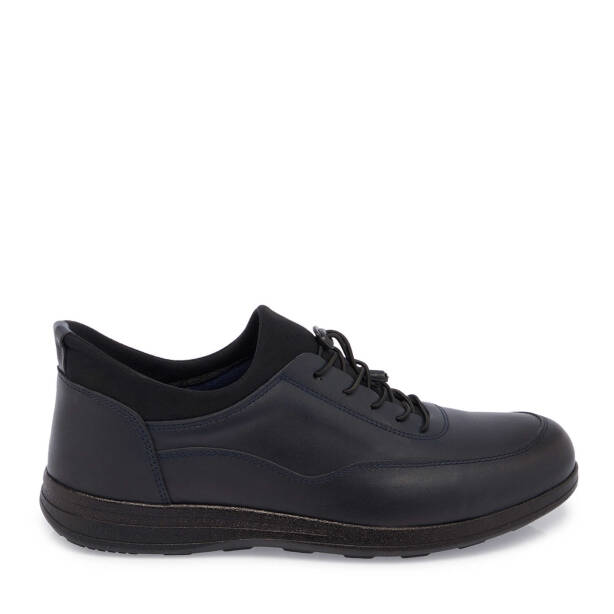 Lacivert Deri Erkek Sneaker - E24S1AY57098-A31 - 3