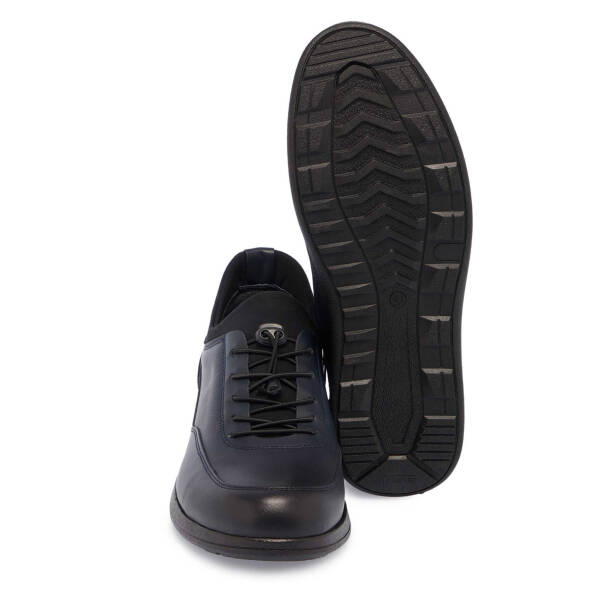 Lacivert Deri Erkek Sneaker - E24S1AY57098-A31 - 4