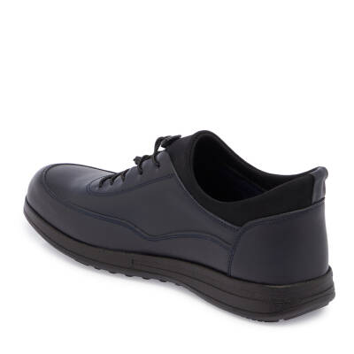  Lacivert Deri Erkek Sneaker - E24S1AY57098-A31 - 2