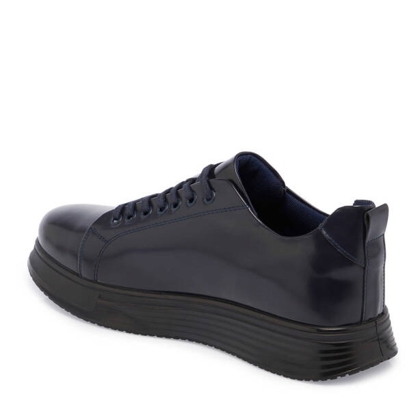 Lacivert Deri Erkek Sneaker - E24S1AY57101-A31 - 2