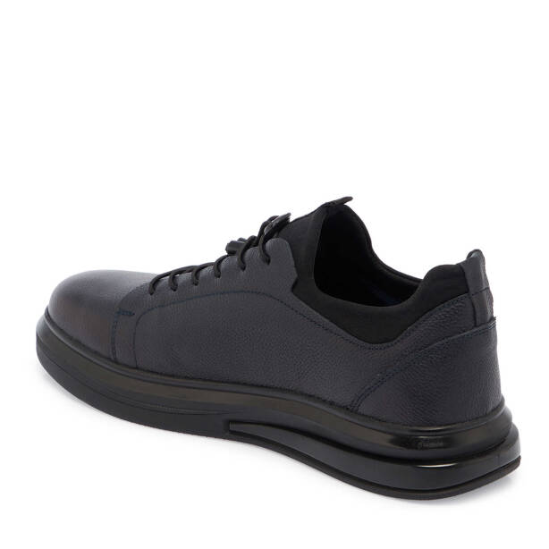 Lacivert Deri Erkek Sneaker - E24S1AY57102-A31 - 2