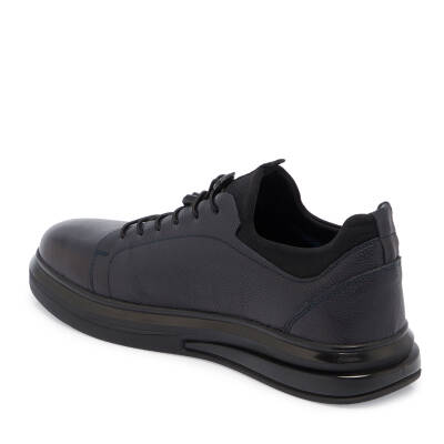  Lacivert Deri Erkek Sneaker - E24S1AY57102-A31 - 2