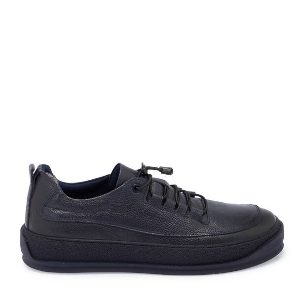 Lacivert Deri Erkek Sneaker - E24S1AY57137-A31 - 3
