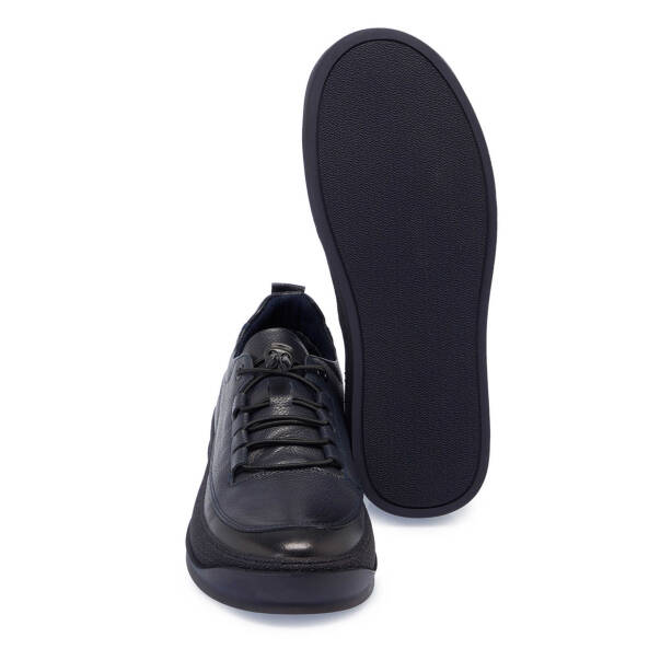 Lacivert Deri Erkek Sneaker - E24S1AY57137-A31 - 4