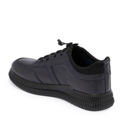  Lacivert Deri Erkek Sneaker - E24S1AY57139-A31 - 2