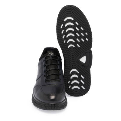  Lacivert Deri Erkek Sneaker - E24S1AY57139-A31 - 4