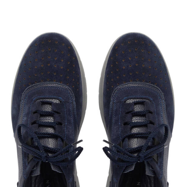 Lacivert Deri Erkek Sneaker - E24S1AY57145-D44 - 5