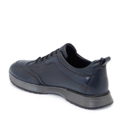  Lacivert Deri Erkek Sneaker - E24S1AY57248-A31 - 2