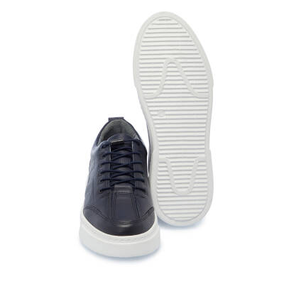 Lacivert Deri Erkek Sneaker - E25I1AY57167-A31 - 4