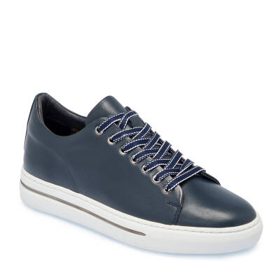  Lacivert Deri Erkek Sneaker - E25I1AY57187-A31 