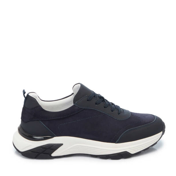Lacivert Hakiki Deri Erkek Sneaker - E25I1AY57214-C2Q 