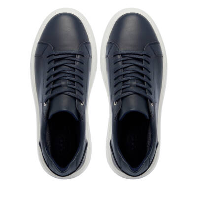 Lacivert Deri Erkek Sneaker - E25I1AY57218-A31 - 5
