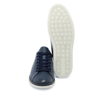 Lacivert Deri Erkek Sneaker - E25I1AY57267-A31 - 4