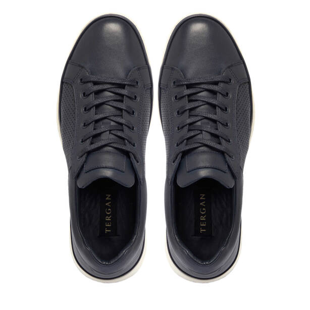 Lacivert Deri Erkek Sneaker - E25I1AY57274-A31 - 5