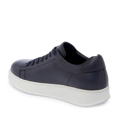 Lacivert Deri Erkek Sneaker - E25I1AY57275-A31 - 2