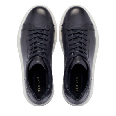 Lacivert Deri Erkek Sneaker - E25I1AY57275-A31 - 5