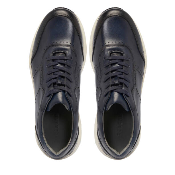 Lacivert Deri Erkek Sneaker - E25S1AY57380-A31 - 5