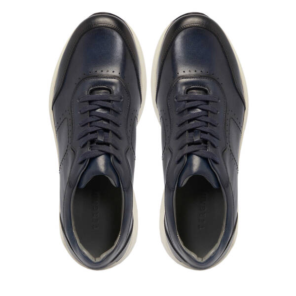 Lacivert Deri Erkek Sneaker - E25S1AY57380-A31 - 5