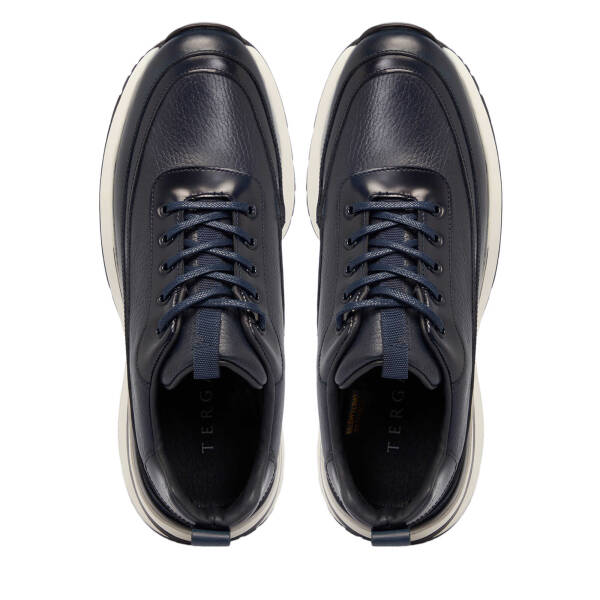 Lacivert Deri Erkek Sneaker - E25S1AY57398-A31 - 5