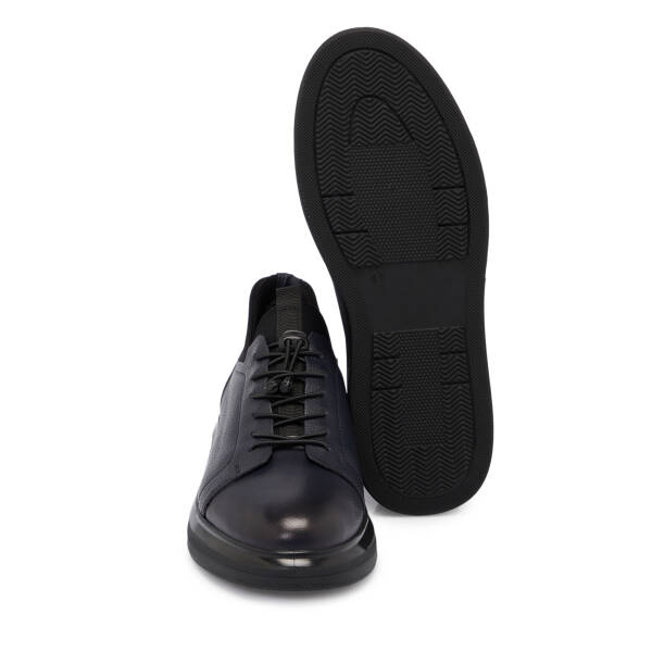 Lacivert Deri Erkek Sneaker - E25S1AY57411-A31 - 4