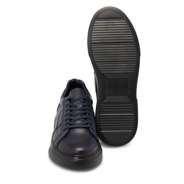 Lacivert Deri Erkek Sneaker - E25S1AY57412-A31 - 4