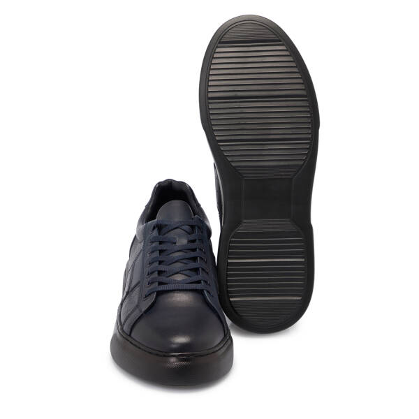Lacivert Deri Erkek Sneaker - E25S1AY57412-A31 - 4
