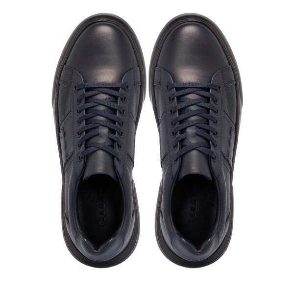 Lacivert Deri Erkek Sneaker - E25S1AY57412-A31 - 5