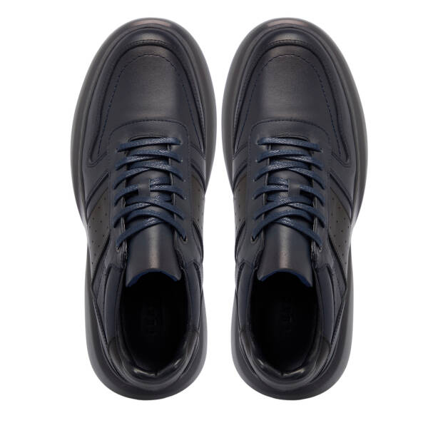 Lacivert Deri Erkek Sneaker - E25S1AY57413-A31 - 5