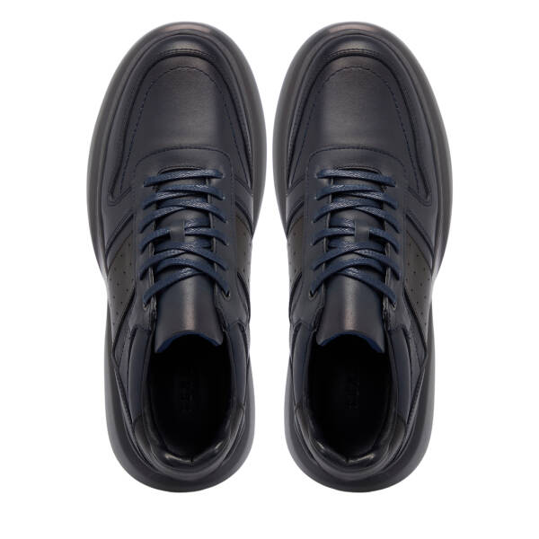Lacivert Deri Erkek Sneaker - E25S1AY57413-A31 - 5