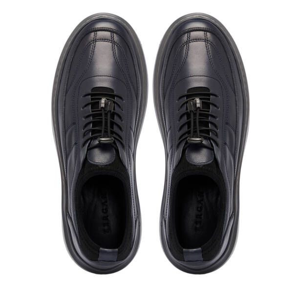 Lacivert Deri Erkek Sneaker - E25S1AY57414-A31 - 5