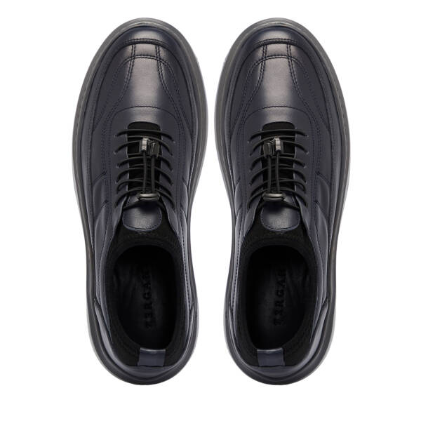 Lacivert Deri Erkek Sneaker - E25S1AY57414-A31 - 5