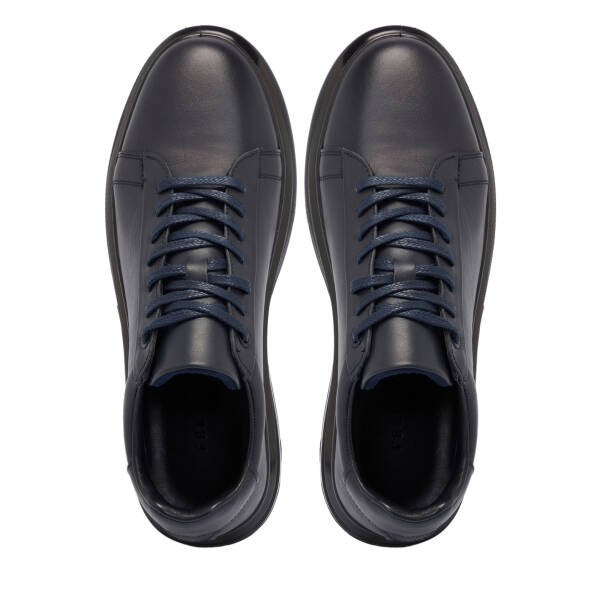 Lacivert Deri Erkek Sneaker - E25S1AY57415-A31 - 5